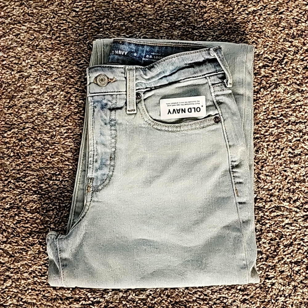 Old Navy high rise O.G. Loose jeans, size 0